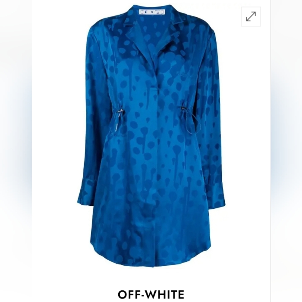 OFF-WHITE by Virgil Blue Dress - Picture 1 of 15